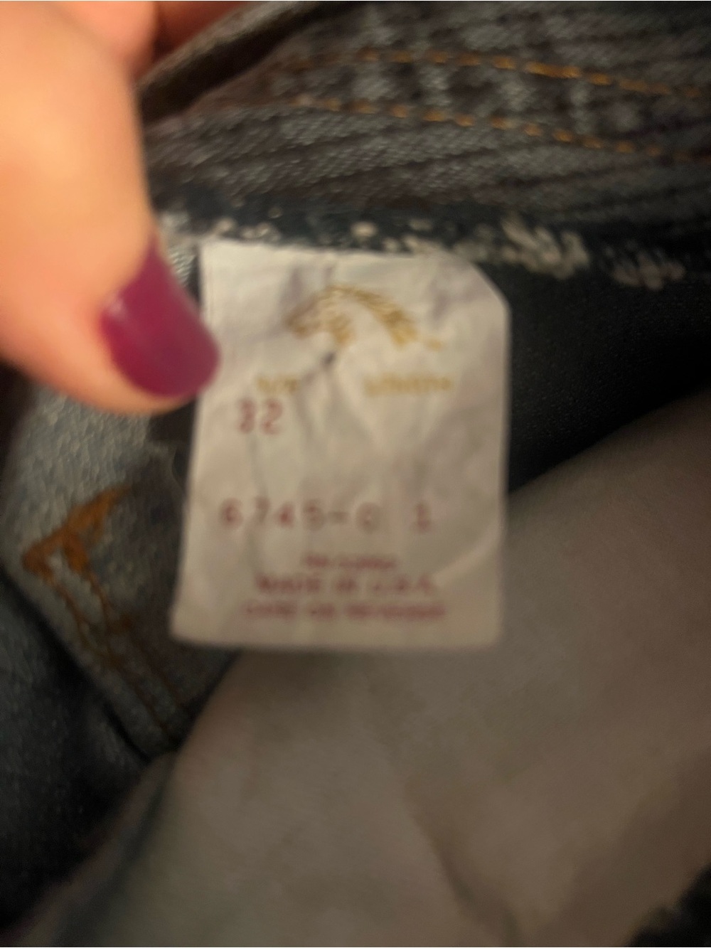 Vintage Jordache Men's Pinstripe Jeans - Picture 3 of 7